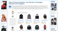 Desktop Screenshot of daleofnorwaysweaters.com