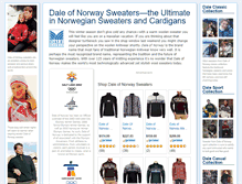 Tablet Screenshot of daleofnorwaysweaters.com